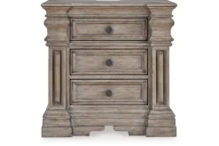 Blairhurst 3 Drawer Charging Nightstand In Light Grayish Brown