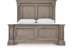 Blairhurst Panel Bed In Light Grayish Brown, Queen