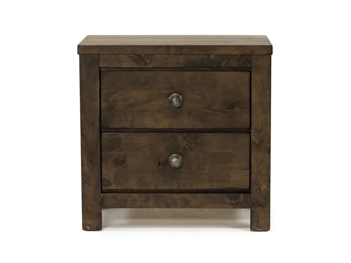 Blue Ridge Nightstand In Rustic Gray