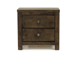 Blue Ridge Panel Bed, Dresser, Mirror & Nightstand In Rustic Gray, Queen