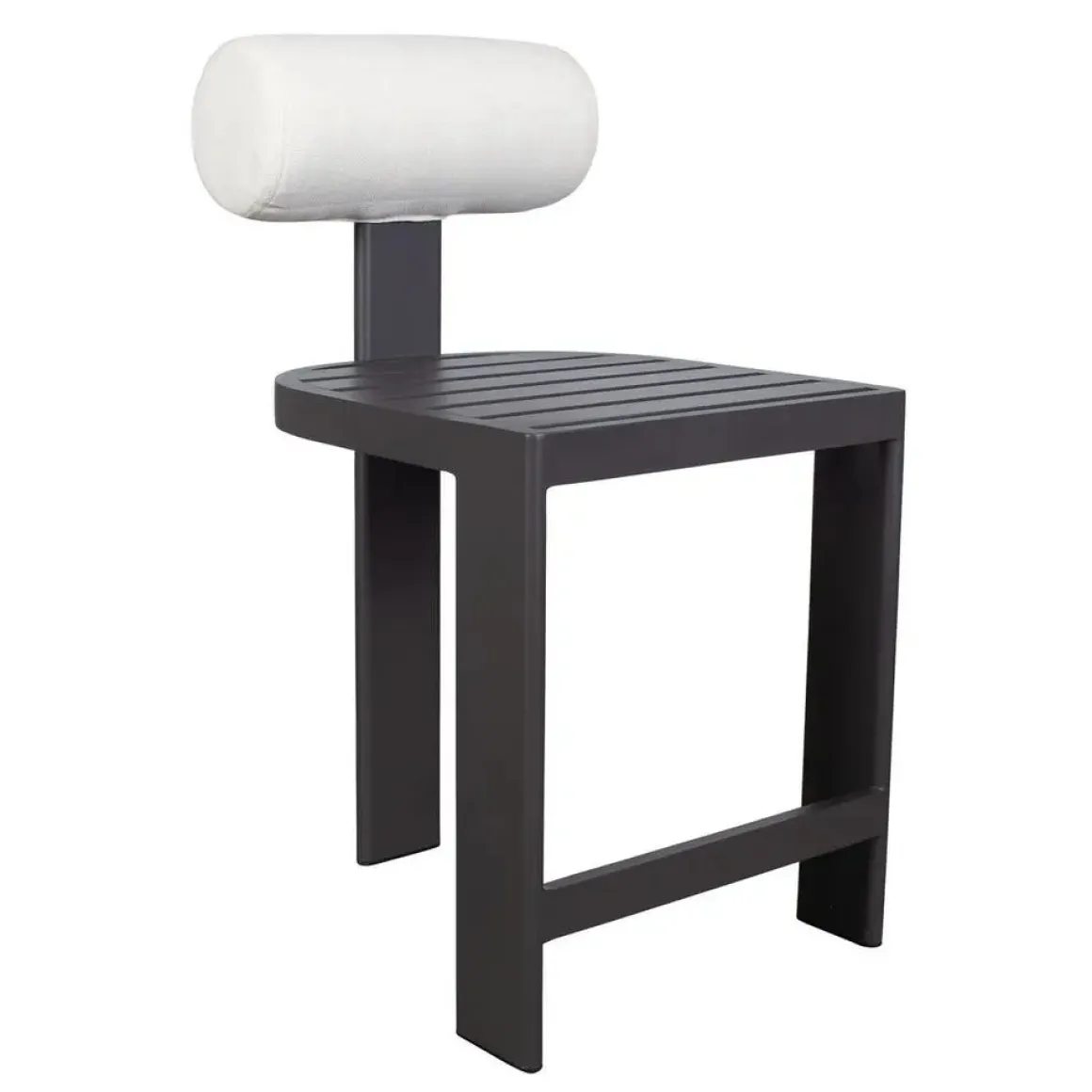 Bolster Outdoor Counter Height Stool In White