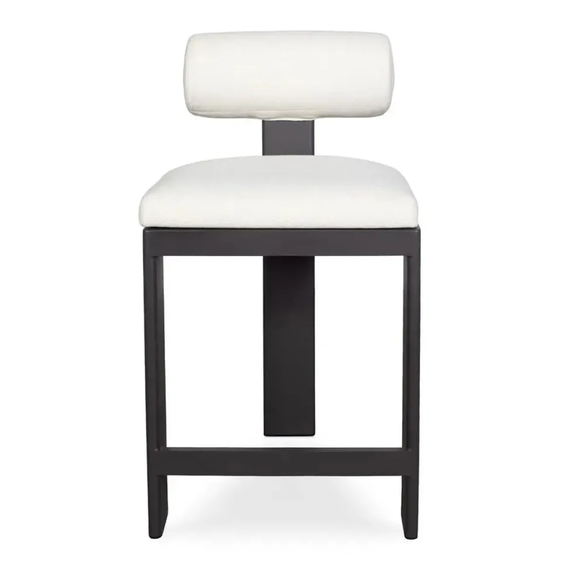 Bolster Outdoor Counter Height Stool In White