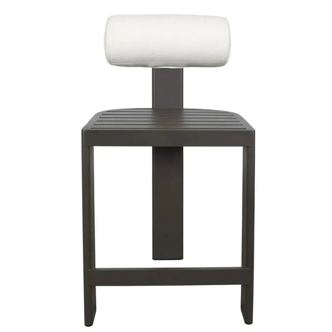 Bolster Outdoor Counter Height Stool In White