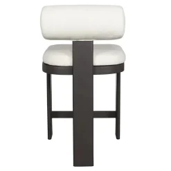 Bolster Outdoor Counter Height Stool In White