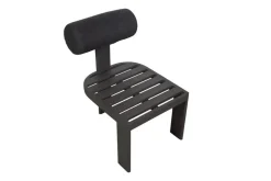 Bolster Outdoor Side Chair In White