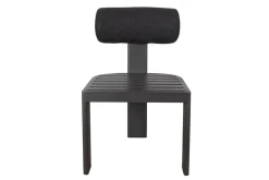 Bolster Outdoor Side Chair In White