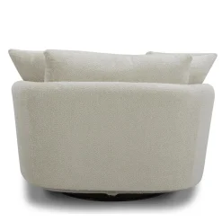 Boomer Swivel Chair In Dove