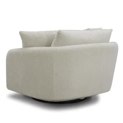 Boomer Swivel Chair In Dove