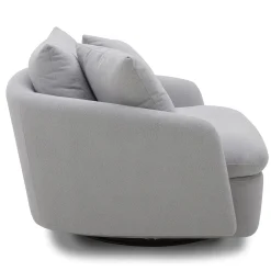 Boomer Swivel Chair In Dove