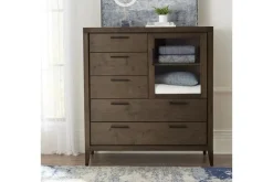 Boracay Armoire In Wild Oats Brown