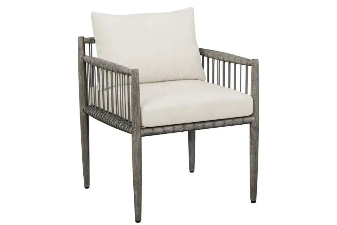 Borneo Outdoor Side Chair In Brown