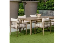 Borneo Outdoor Side Chair In Brown