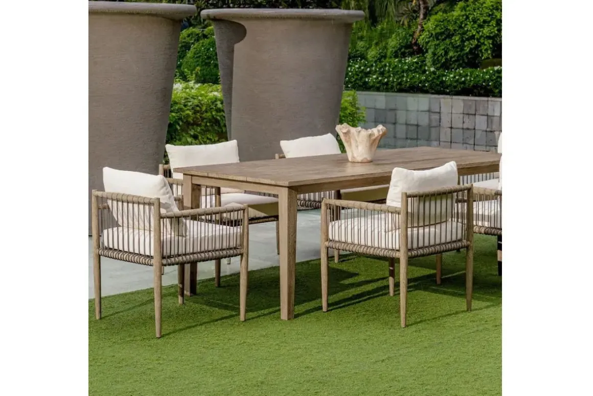 Borneo Outdoor Side Chair In Brown