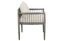 Borneo Outdoor Side Chair In Brown