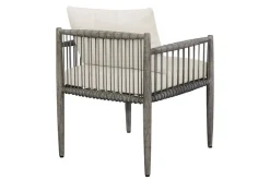 Borneo Outdoor Side Chair In Brown