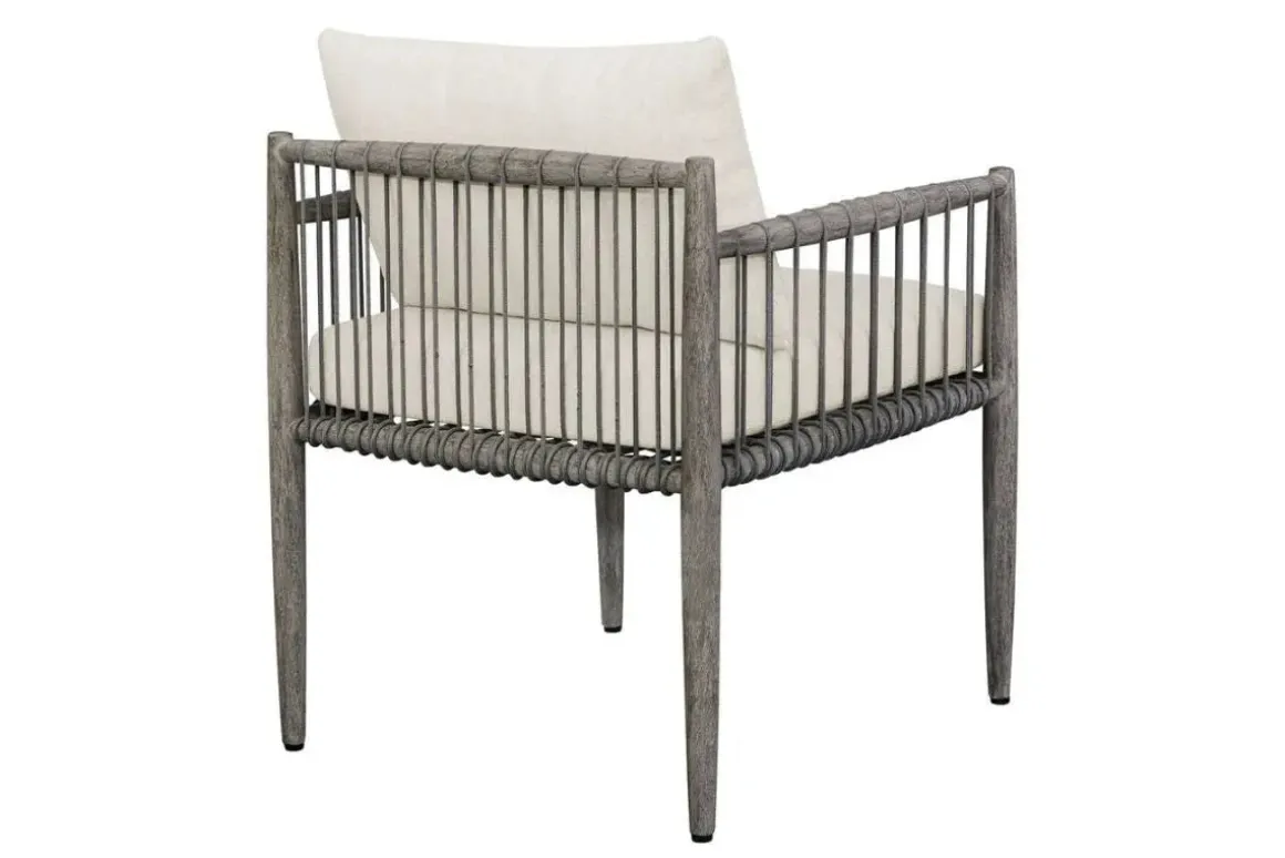 Borneo Outdoor Side Chair In Brown