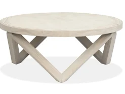 Bostwick Coffee Table In Coconut Cream