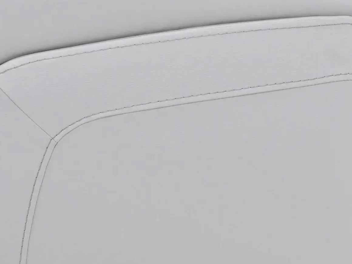 Bowden 2 Power Console Loveseat W/ Cooler In Blanca Light Gray Leather