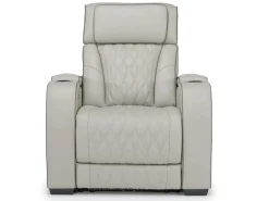 Boyington 2 Power Recliner In Gray Leather