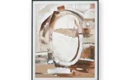 Bradlow Abstract Wall Art In Brown/White/Black