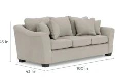 Brazil Sofa In Dano Cinder