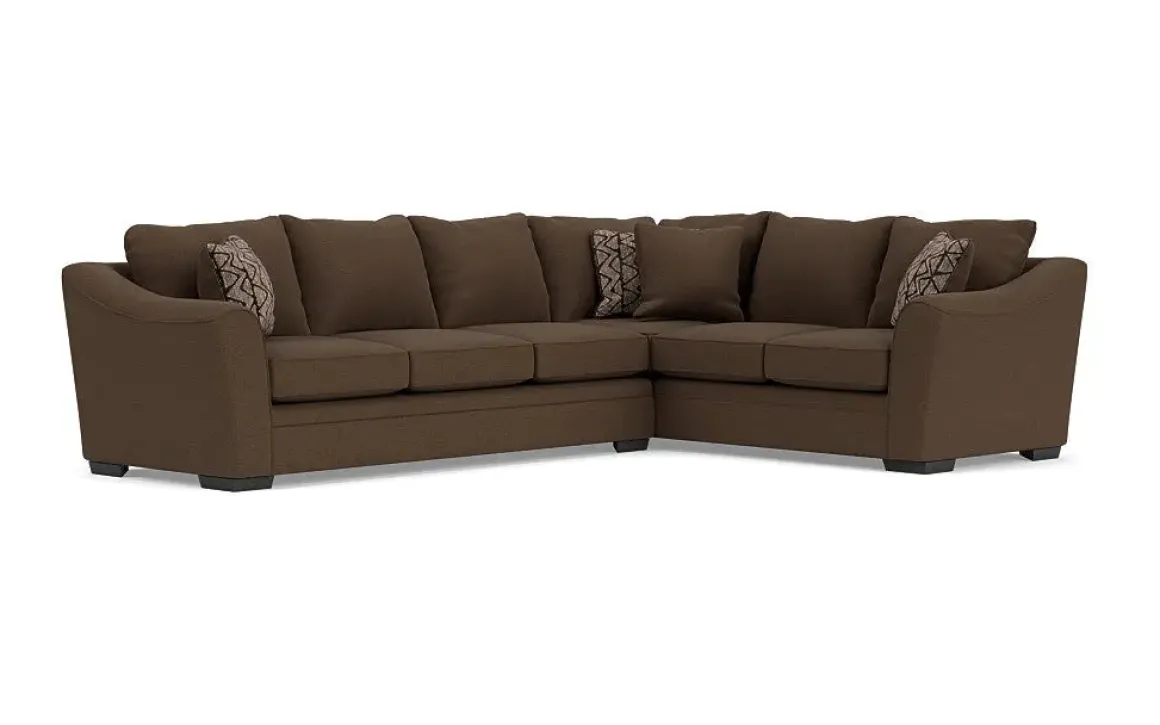 Brazil Tux Sofa Sectional, Left Facing - Custom Order