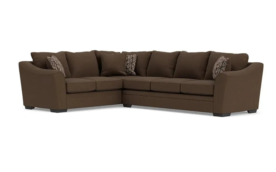 Brazil Tux Sofa Sectional, Left Facing - Custom Order