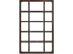 Breckington Bookcase In Dark Brown