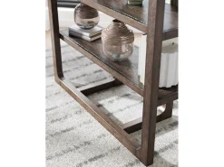 Breckington Bookcase In Dark Brown