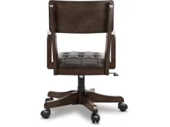 Breckington Desk Chair In Dark Brown