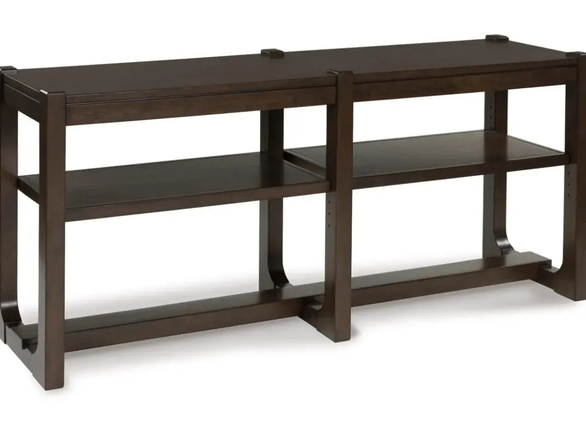 Breckington Sofa Table In Dark Brown