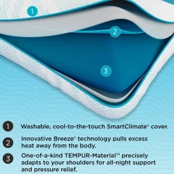 Breeze Prolo 2.0 Pillow, Eastern King