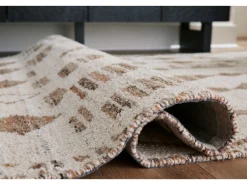 Brettler Rug In Beige/Brown, 5x7