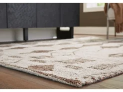 Brettler Rug In Beige/Brown, 5x7