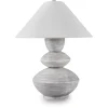 Brickdon Table Lamp In Distressed White
