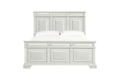 Bridgestone Panel Bed In Antique White, Queen