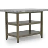 Brighton Counter Height Dining Table In Gray