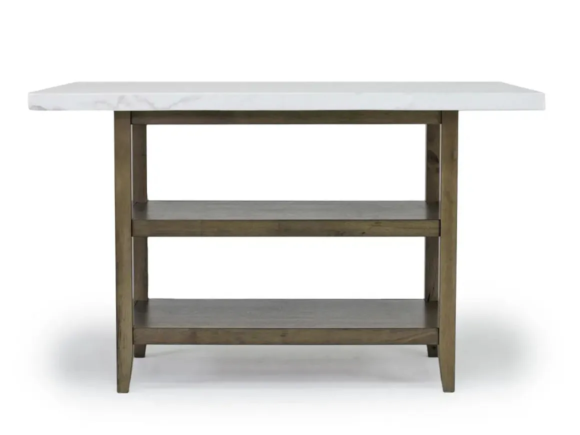 Brighton Counter Height Dining Table In Gray