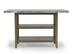 Brighton Counter Height Dining Table & 6 Stools In Gray