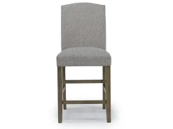 Brighton Counter Height Stool In Light Gray/Light Brown