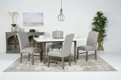 Brighton Dining Table In Gray