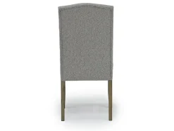 Brighton Side Chair In Light Gray/Light Brown