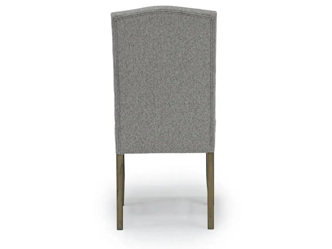 Brighton Side Chair In Light Gray/Light Brown