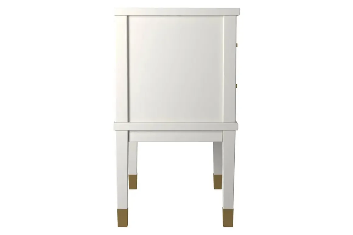 Brody End Table In White