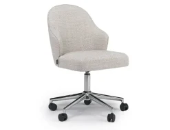 Brody Swivel Desk Chair In Stucco