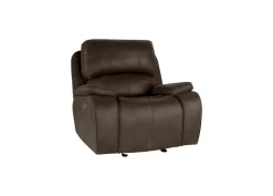 Brookings 2 Power Gliding Recliner In Brown