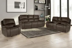 Brookings 2 Power Gliding Recliner In Brown