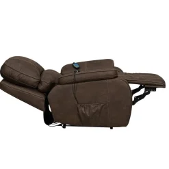 Brookings 2 Power Lift Chair In Brown