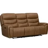 Bruce 2 Power Sofa In Cognac