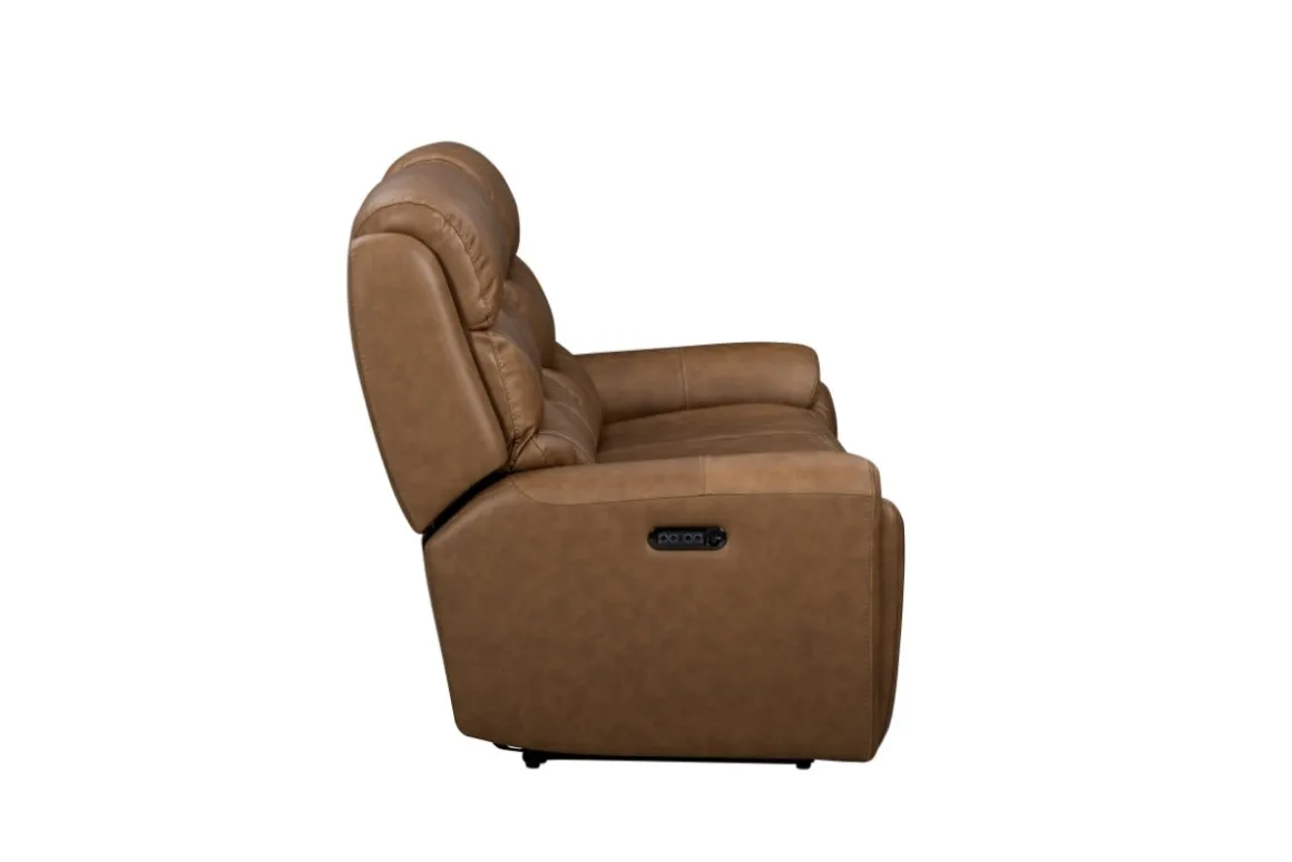 Bruce 2 Power Sofa In Cognac